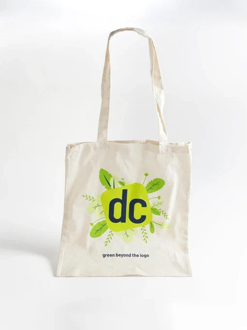dc Jute Beutel in beige aus Bio-Baumwolle