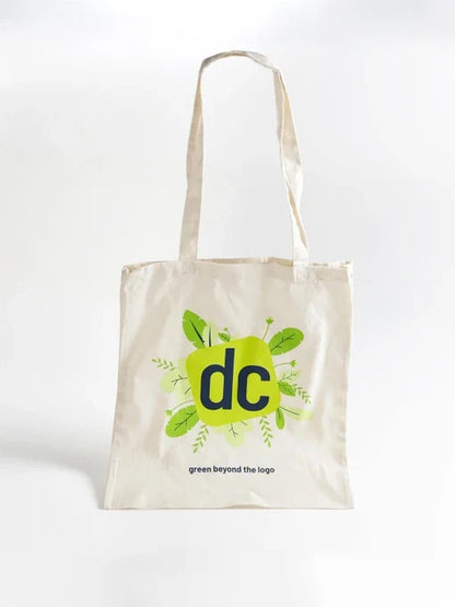 dc Jute Beutel in beige aus Bio-Baumwolle