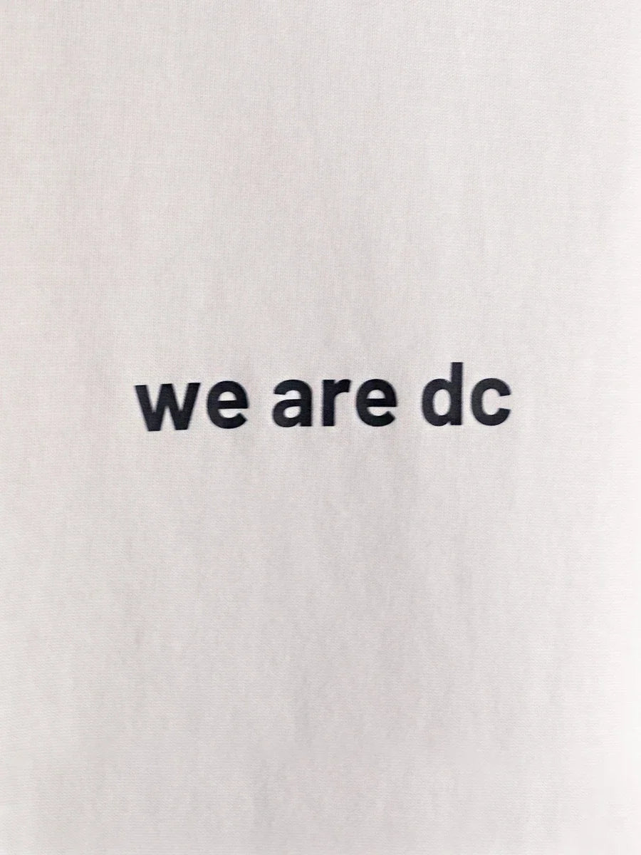 dc T-Shirt, Detail we are dc Print