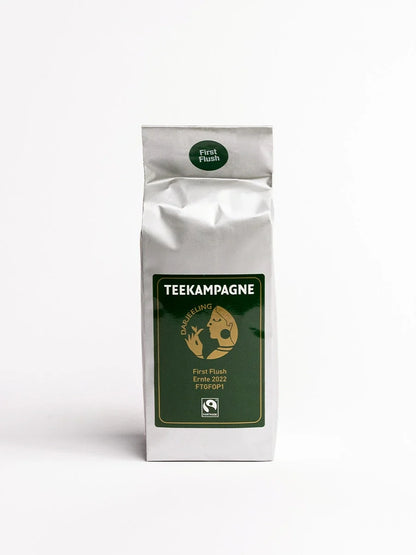 Teekampagne Darjeeling First Flush, 250g loser Bio Schwarztee